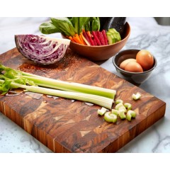 티크 엔드그레인사각도마 완제품